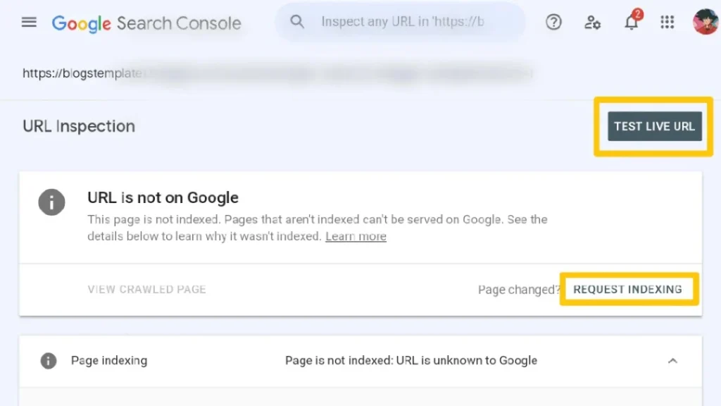 How to connect blogger website with Google Search Console Google Search Console submit url