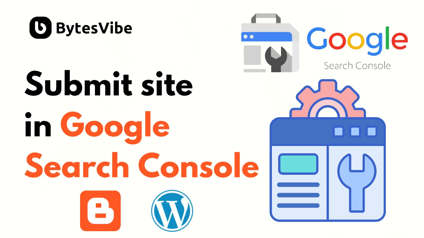 How to connect blogger website with Google Search Console How add site in Google search console - Bytes Vibe